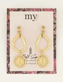 My Jewellery Earring statement coin MJ07623