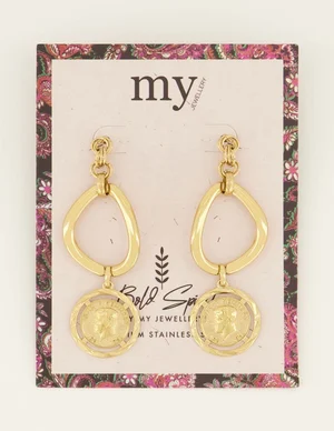 My Jewellery Earring statement coin MJ07623