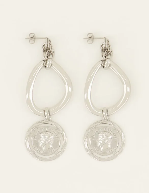 My Jewellery Earring statement coin MJ07623