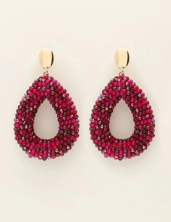 My Jewellery Earring statement drop pink MJ09981