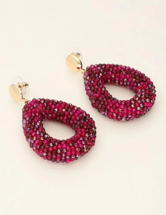 My Jewellery Earring statement drop pink MJ09981