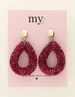 My Jewellery Earring statement drop pink MJ09981