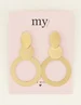 My Jewellery Earring statement round MJ08196