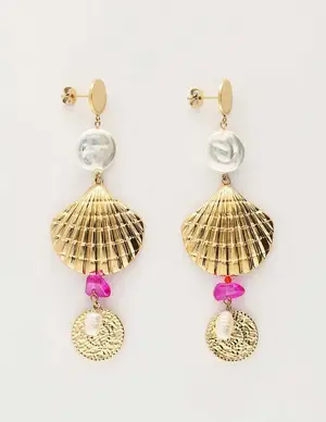 My Jewellery Earring statement shell beads MJ09685