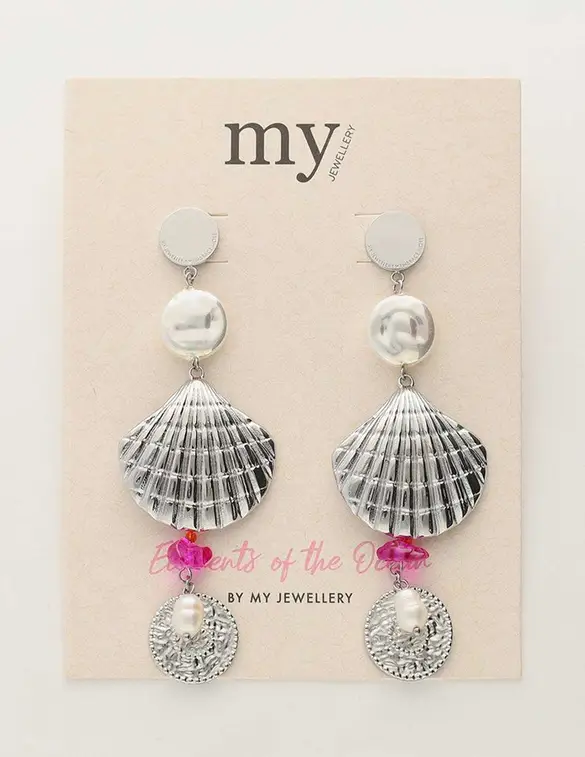 My Jewellery Earring statement shell beads MJ09685