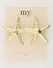 My Jewellery Earring statement starfish white MJ10366