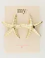My Jewellery Earring statement starfish white MJ10366