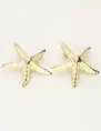 My Jewellery Earring statement starfish white MJ10366