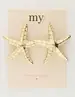My Jewellery Earring statement starfish white MJ10366