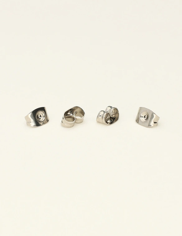 My Jewellery Earring stop set: 4pcs steel MJ09771