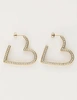 My Jewellery Earring strass hearts MJ11929