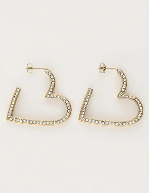 My Jewellery Earring strass hearts MJ11929