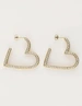 My Jewellery Earring strass hearts MJ11929