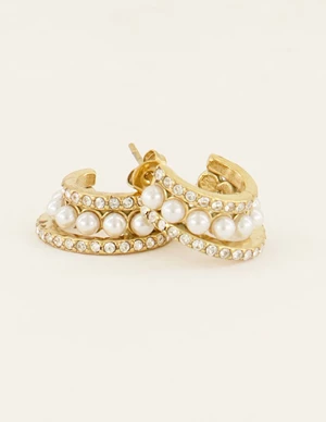 My Jewellery Earring strass/pearls MJ06810