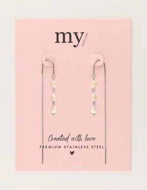 My Jewellery Earring string 3 pearls MJ11490