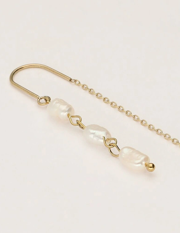 My Jewellery Earring string 3 pearls MJ11490