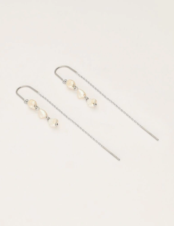 My Jewellery Earring string 3 pearls MJ11490