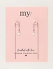 My Jewellery Earring string bead and pearl MJ11488