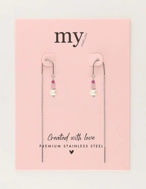 My Jewellery Earring string bead and pearl MJ11488