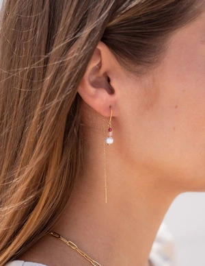 My Jewellery Earring string bead and pearl MJ11488