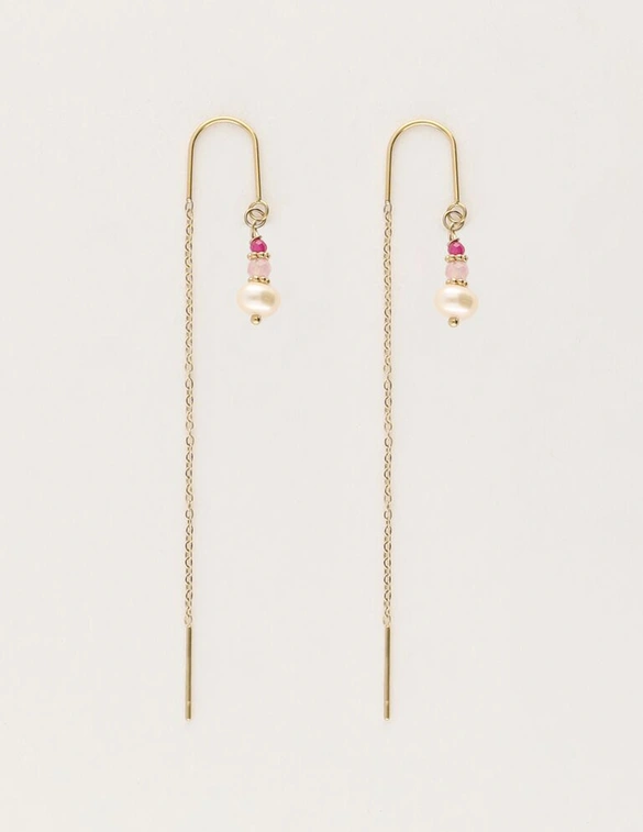My Jewellery Earring string bead and pearl MJ11488