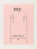 My Jewellery Earring string butterfly MJ11486