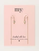 My Jewellery Earring string crystal MJ11485