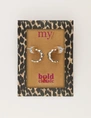 My Jewellery Earring stripe bubble MJ11526