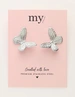 My Jewellery Earring studs butterfly MJ11395