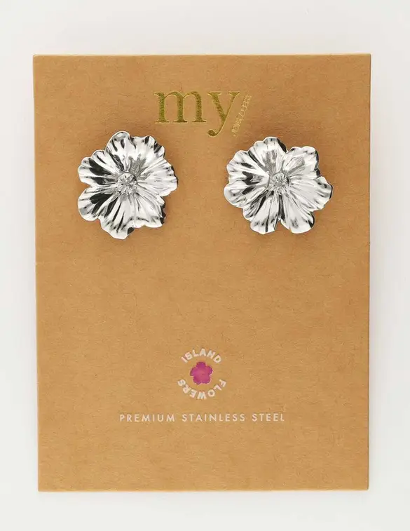 My Jewellery Earring studs flower big MJ10748