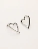 My Jewellery Earring studs open heart MJ11325