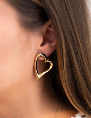 My Jewellery Earring studs open heart MJ11325