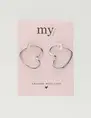 My Jewellery Earring swirl heart MJ10308