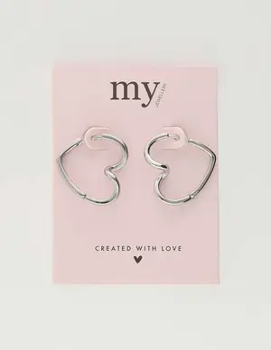 My Jewellery Earring swirl heart MJ10308