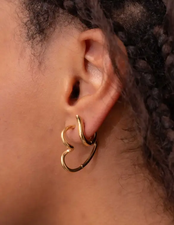 My Jewellery Earring swirl heart MJ10308