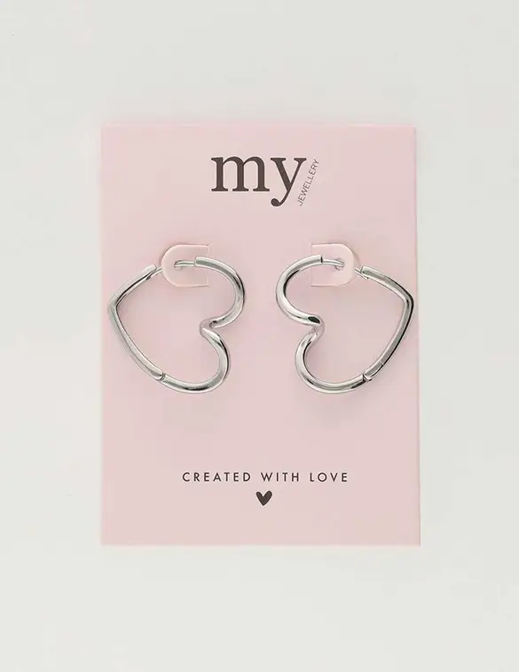 My Jewellery Earring swirl heart MJ10308