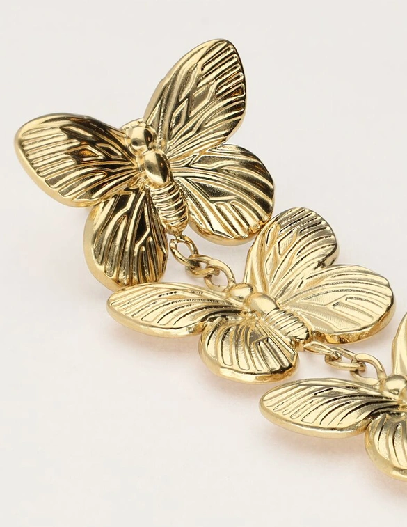 My Jewellery Earring triple butterfly MJ11397