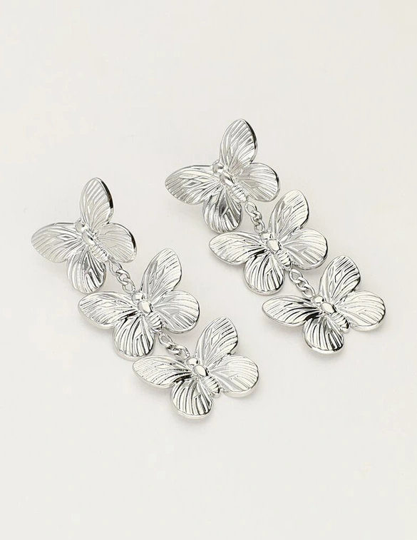 My Jewellery Earring triple butterfly MJ11397