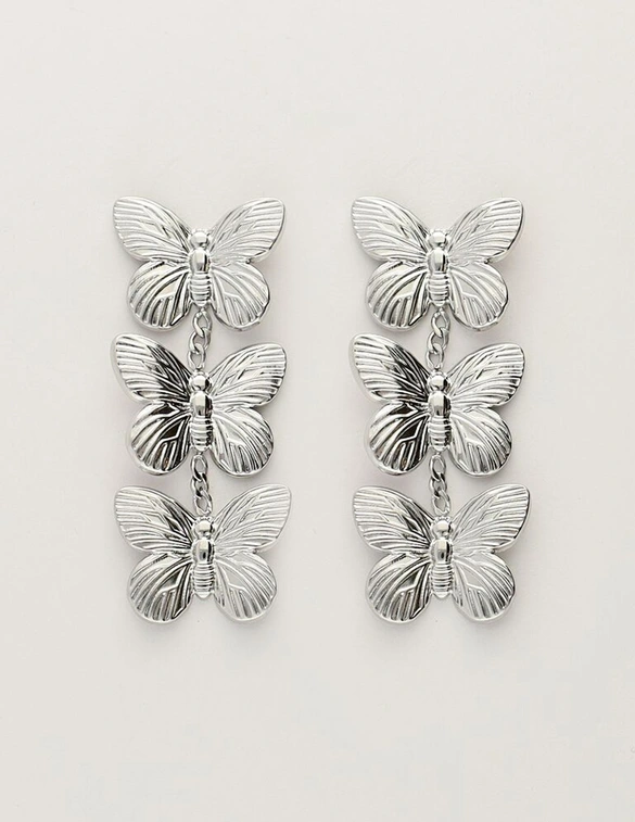 My Jewellery Earring triple butterfly MJ11397