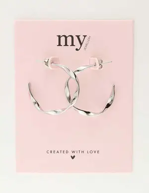My Jewellery Earring twisted hoop MJ10384