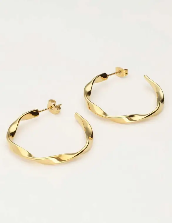 My Jewellery Earring twisted hoop MJ10384