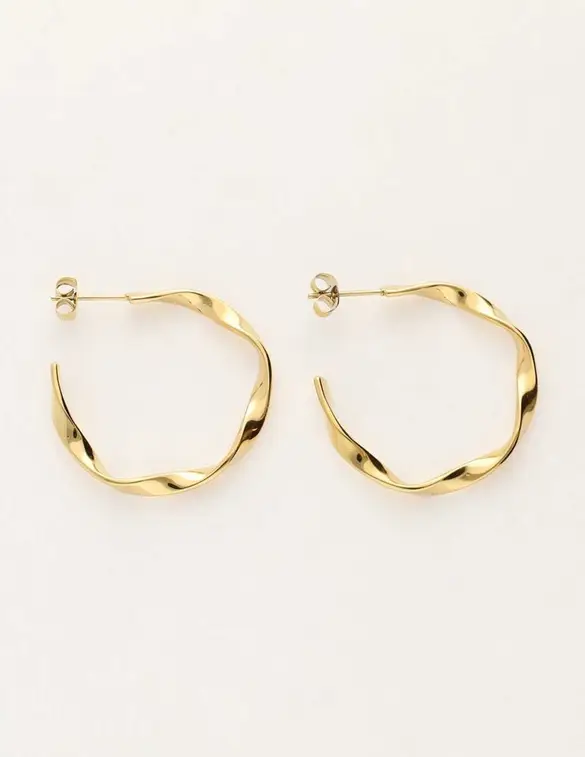 My Jewellery Earring twisted hoop MJ10384