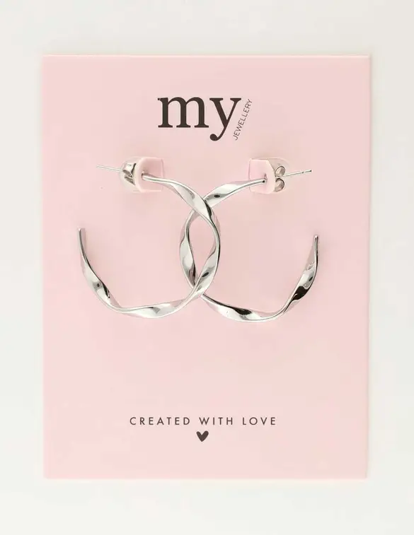 My Jewellery Earring twisted hoop MJ10384