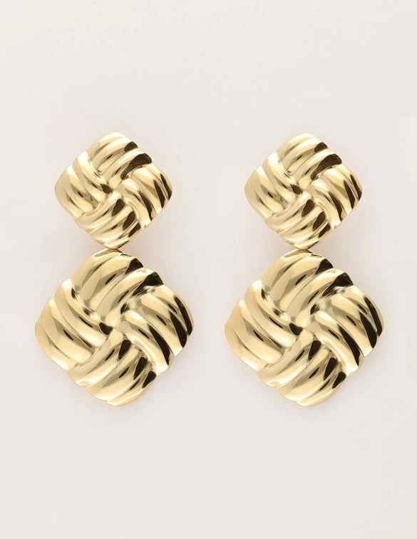 My Jewellery Earring vintage double square MJ11088