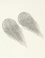 My Jewellery Earring white strass strings MJ09567