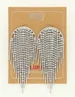 My Jewellery Earring white strass strings MJ09567