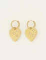 My Jewellery Earring with big heart charm MJ08023