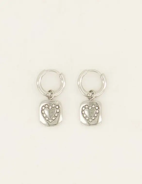 My Jewellery Earring with heart charm MJ08007