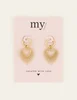 My Jewellery Earring with heart sun ray MJ07878