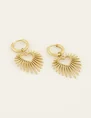 My Jewellery Earring with heart sun ray MJ07878